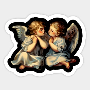 Angels - Renaissance Painting Vintage Putto Sticker